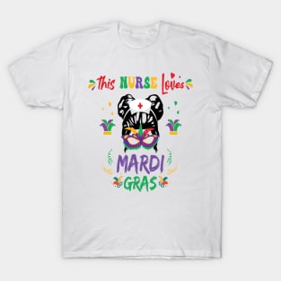 This Nurse Loves Mardi Gras T-Shirt